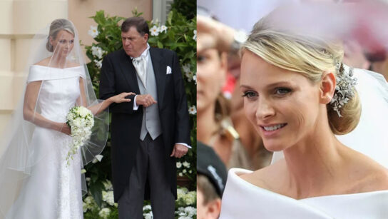 Πριγκίπισσα Charlene: H αφιέρωσή της στον Giorgio Armani  Eίχε σχεδιάσει το iconic νυφικό της το 2011