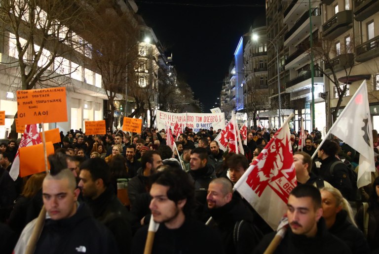Αντιπολεμική διαδήλωση στη