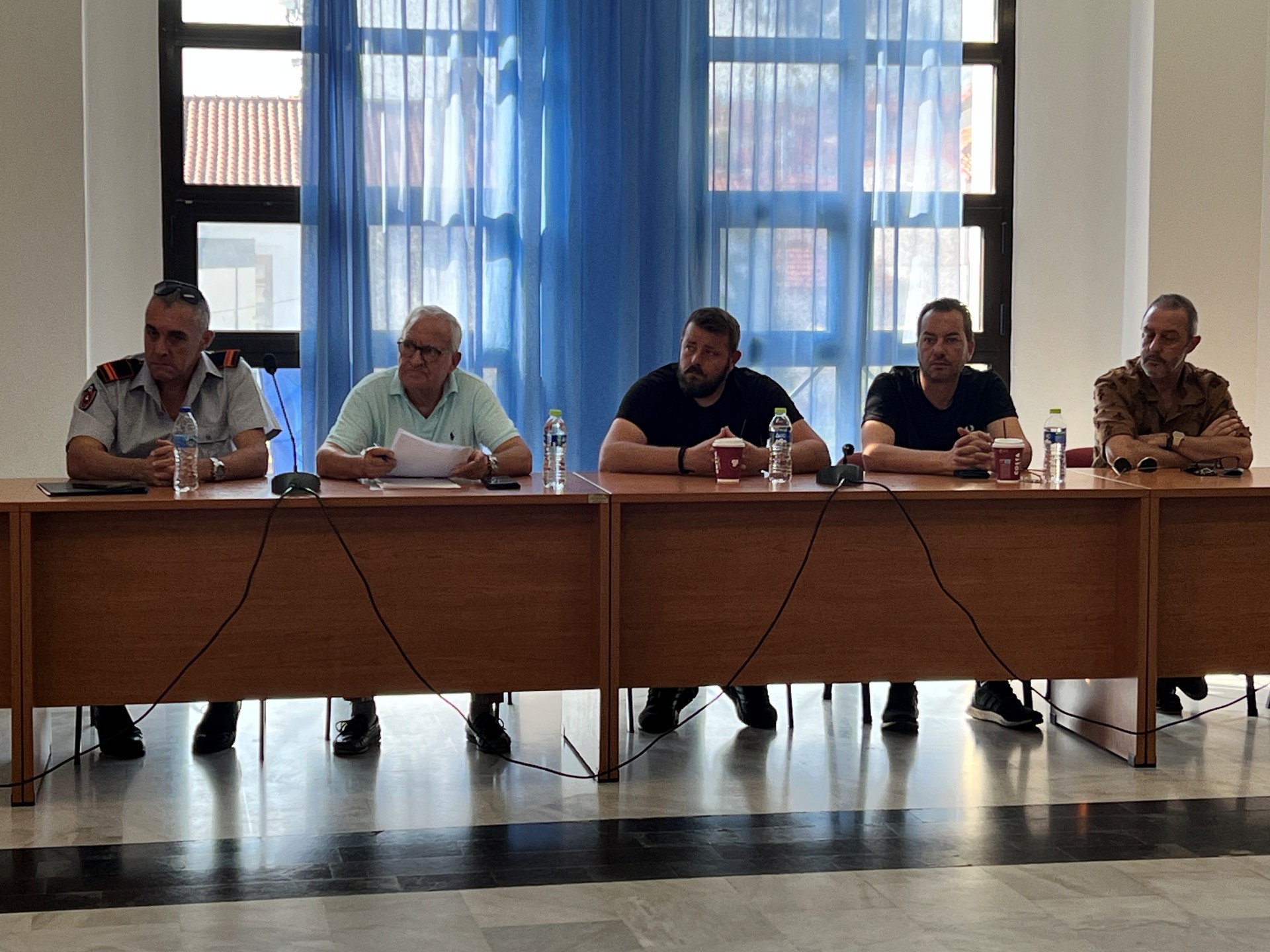 Σύσκεψη για την έγκαιρη προετοιμασία για πλημμυρικά φαινόμενα στον Δήμο Δίου  Ολύμπου