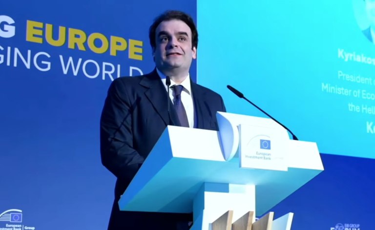 Πιερρακάκης: Η εποχή της γεωπολιτικής αθωότητας έχει τελειώσει  Η ευρωπαϊκή κυριαρχία, προϋπόθεση για την οικονομική επιβίωση