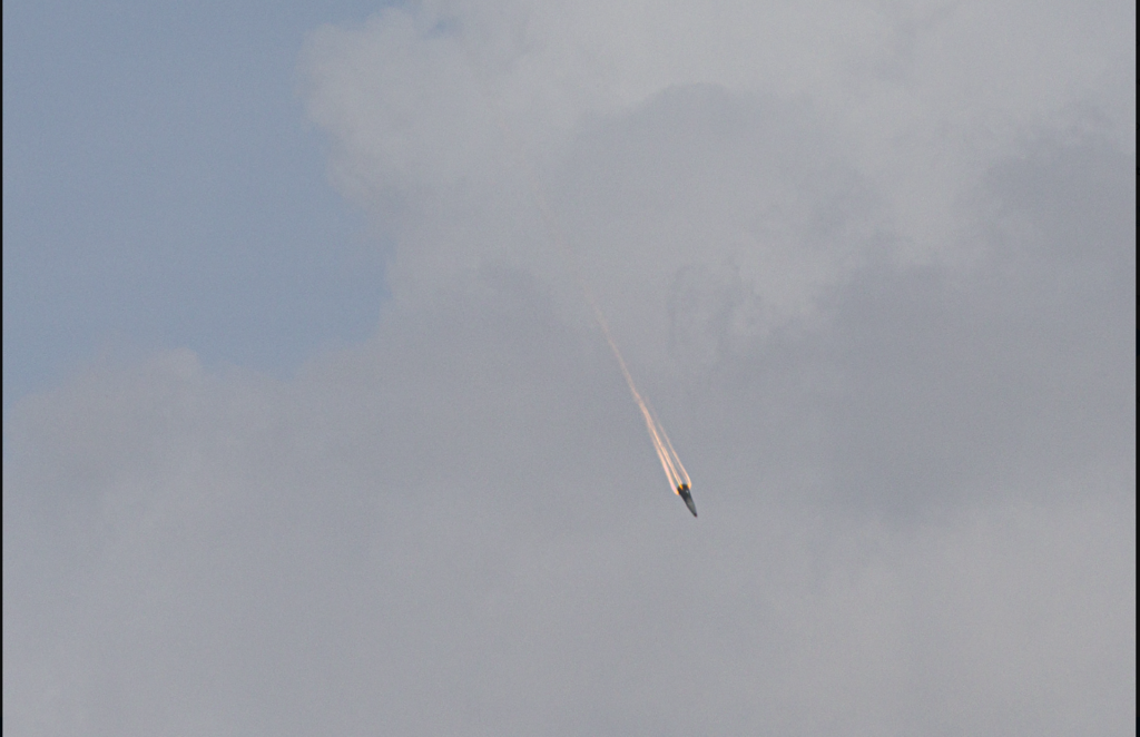 Η κεφαλή του ιρανικού βαλλιστικού πυραύλου λίγο πριν πλήξει την Ιερουσαλήμ  Τρομακτική φωτογραφία