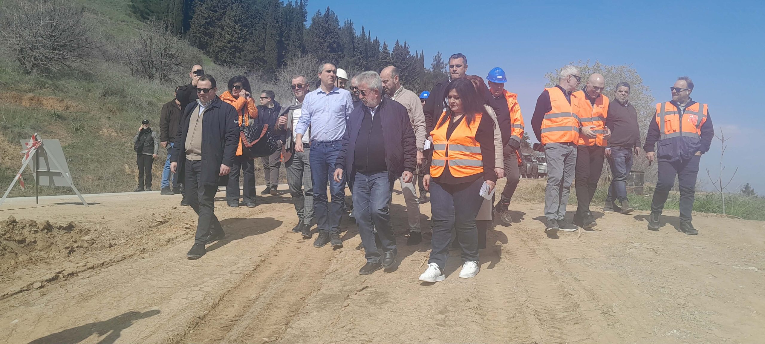 O υπουργός Υποδομών σε έργα αποκατάστασης από τον Daniel στους δήμους Μουζακίου και Καρδίτσας