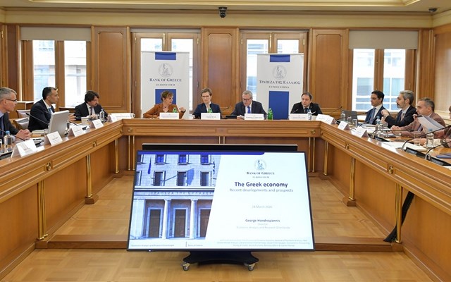 Την ΤτΕ επισκέφθηκαν η προέδρος του Εποπτικού Συμβουλίου της ΕΚΤ και ο προέδρος του Ενιαίου Συμβουλίου Εξυγίανσης