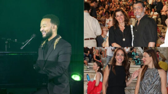 Ηρώδειο: Έριξε αυλαία με τον John Legend – Οι επώνυμοι που βρέθηκαν στην τελευταία βραδιά του θεάτρου