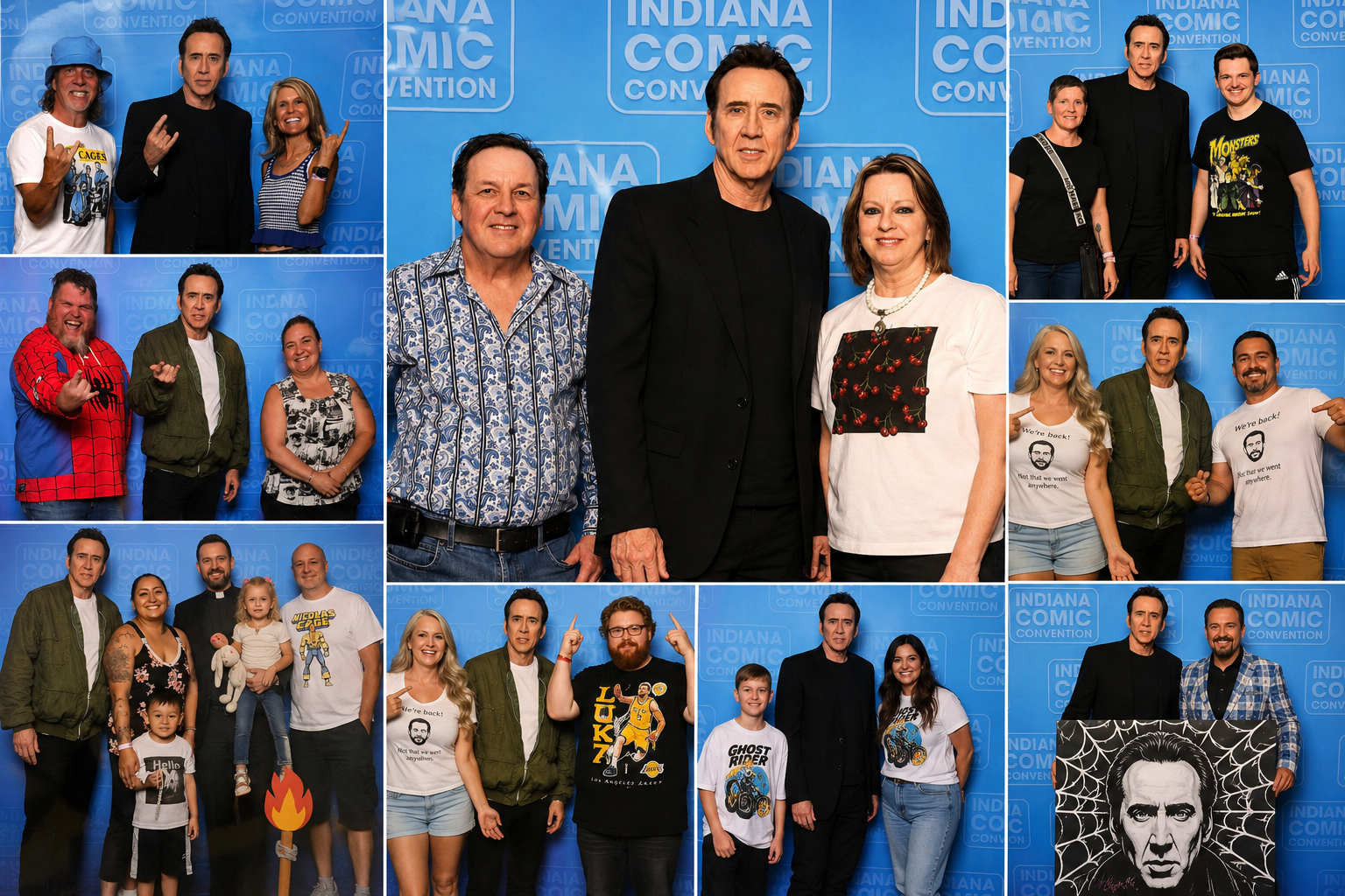 Indiana Comic Convention: Τα κλικ που έκαναν “πλουσιότερο” τον Κέιτζ, και πιο ευτυχισμένους τους φαν