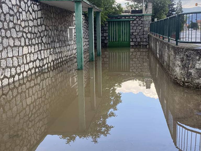 Τρίπολη: Πλημμυρικά φαινόμενα από τη μεσημεριανή καταιγίδα