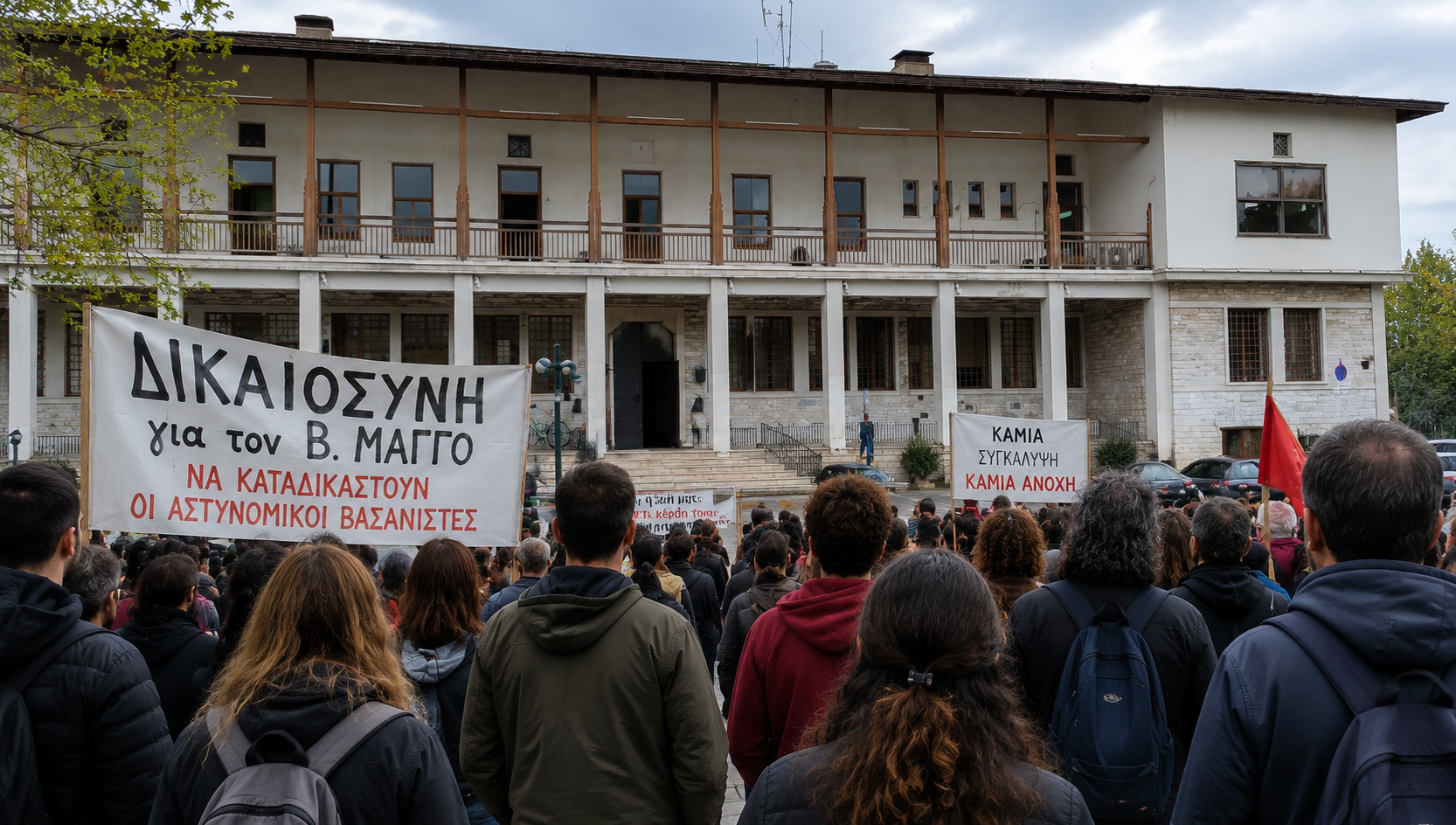 Βόλος: Διαδήλωση για τη δίκη της υπόθεσης Βασίλη Μάγγου