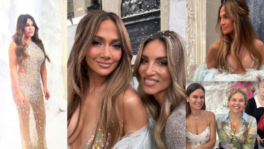 Celia Kritharioti: Γκίλφοϊλ, Πατέρα και Jennifer Lopez στο fashion show της Ελληνίδας σχεδιάστριας στο Παρίσι