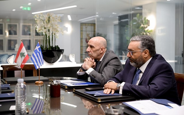 Γ. Μπρατάκος: "Ελλάδα και Λίβανος μπορούν να ενισχύσουν τους οικονομικούς δεσμούς τους σε τομείς κοινού ενδιαφέροντος"