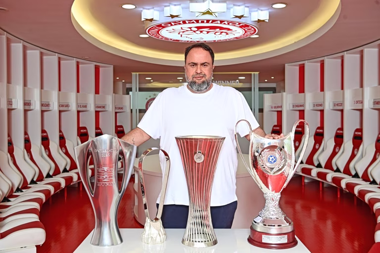 Βαγγέλης Μαρινάκης: 16 χρόνια δόξας στην ηγεσία του Ολυμπιακού